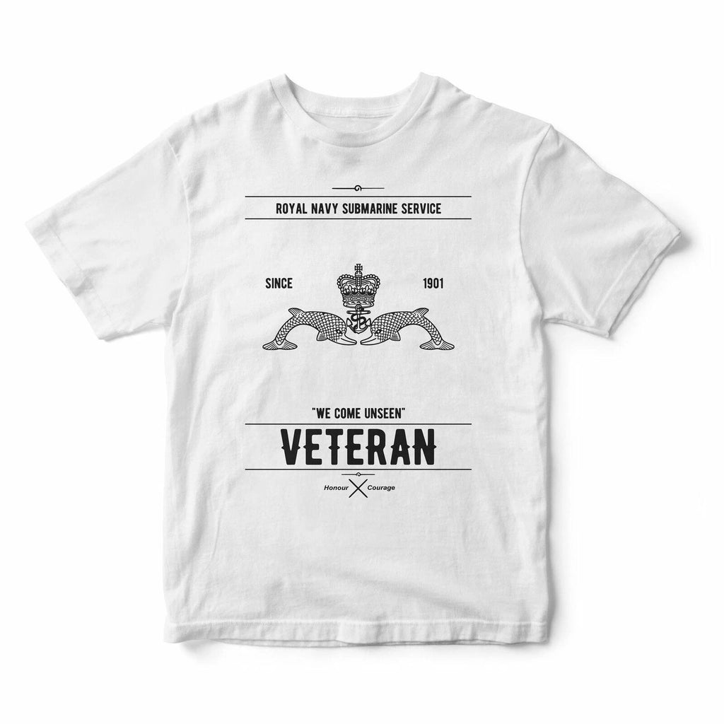 P.I.G HM Forces Royal Navy Submarine Service Submariner Veteran *030* T-shirt