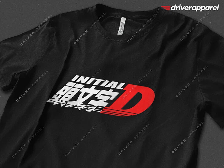 JDM Initial D Shirt Red Suns Anime Nightkids AE86 Fujiwara Tofu Shop Manga Akina