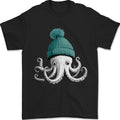 A Cute Baby Octopus in a Hat Scuba Diving Mens 100% Cotton Unisex , , , Long Sleeve Tee