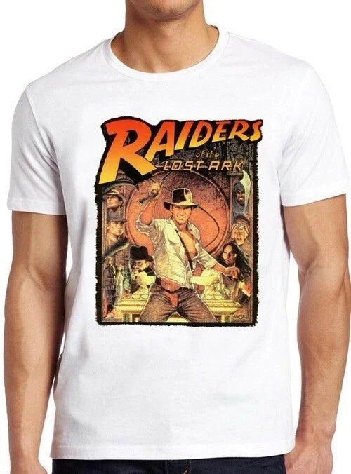 Raiders Of Lost Ark Indiana Jones Film Movie Cool Gift Tee T Shirt M228 Unisex , , , Long Sleeve Tee