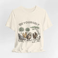 Be Yourself Kiwi Bird and Chickens Shirt Cute Unique Farm Yard outdoor Design Unisex , , , Long Sleeve Tee