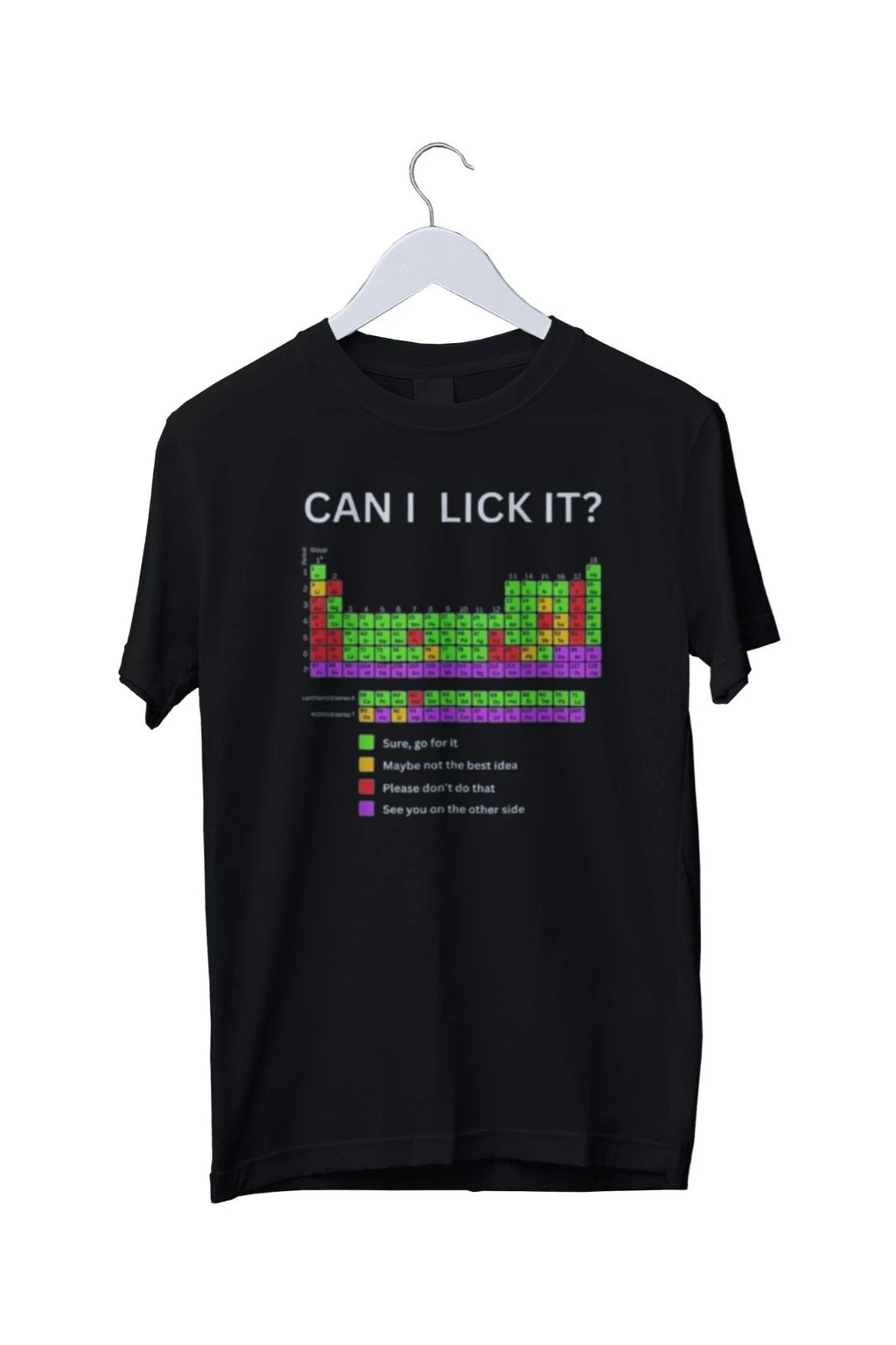 Can Lick It Funny Periodic Table - Graphic Mens T-Shirt S M L XL 2 3 4 XL