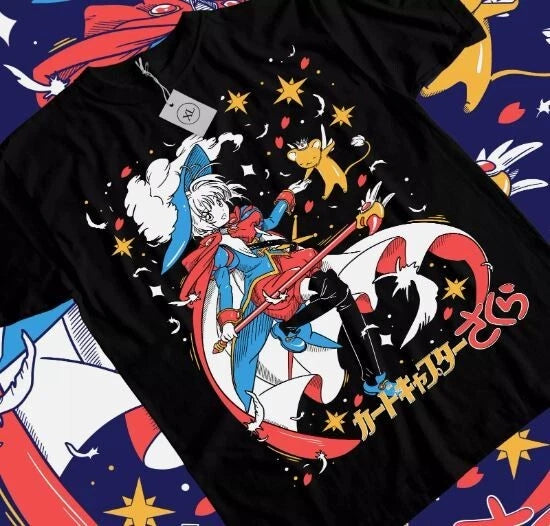 Cardcaptor Sakura T-shirt Waifu Kero-Chan Kawaii Anime Manga Gift Shirt All Size