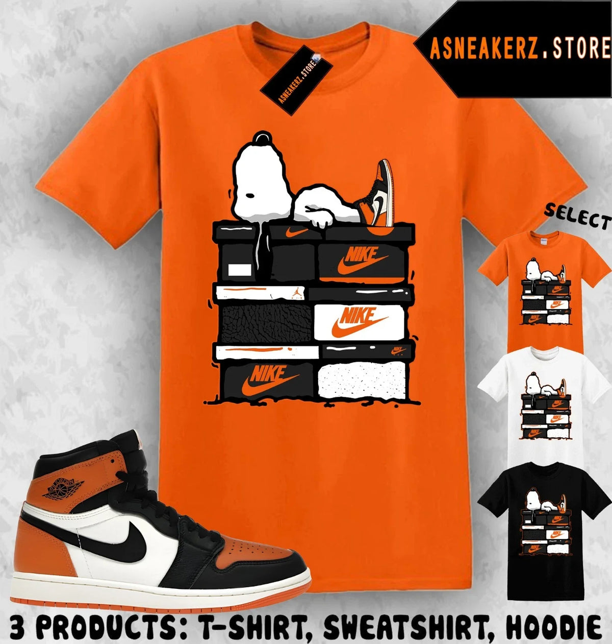 Shirt Match AJ 1 High OG Shattered Backboard Sneaker Matching Sneakerhead S Dog Unisex , , , Long Sleeve Tee