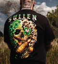 Sullen Pin Up Street Life Gothic Americana Tattoo Art Mens Tee GET SHAMROCKED Unisex , , , Long Sleeve Tee