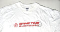 Vtg BUDWEISER Beer "Game Time" FB T-Shirt, Red On White, NOS in Package, SIZE L
