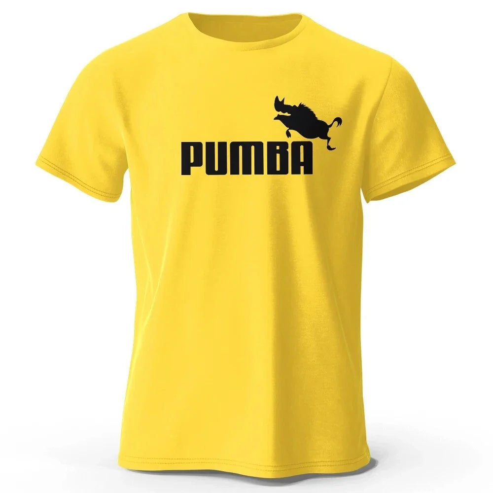 New Joke The Pumba Printed 100% Cotton Men's For Summer Relaex Fit Unisex , , , Long Sleeve Tee
