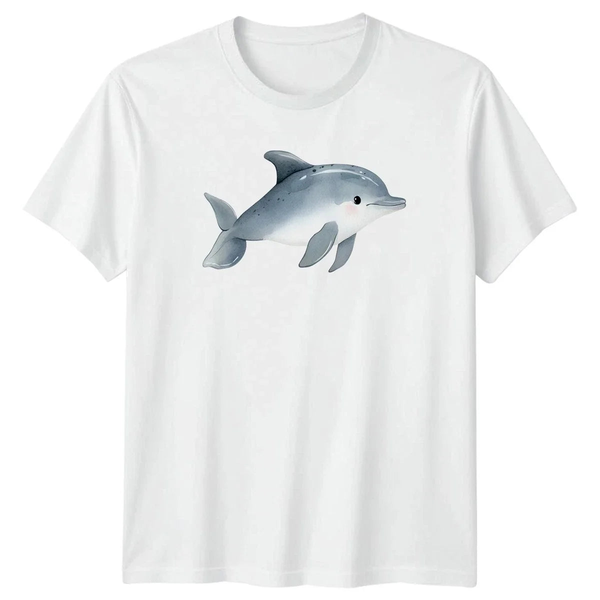Cute Watercolor Dolphin Animal Lovers 2026 Birthday Gift For Him And Her Unisex , , , Long Sleeve Tee