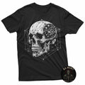 Mechanical Skull Robot Cyberpunk Gothic Emo Aesthetic Unisex , , , Long Sleeve Tee