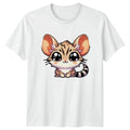 Cute Jerboa Desert Rodent Animal Mens T Shirt Womens Tee Graphic Unisex Top Unisex , , , Long Sleeve Tee