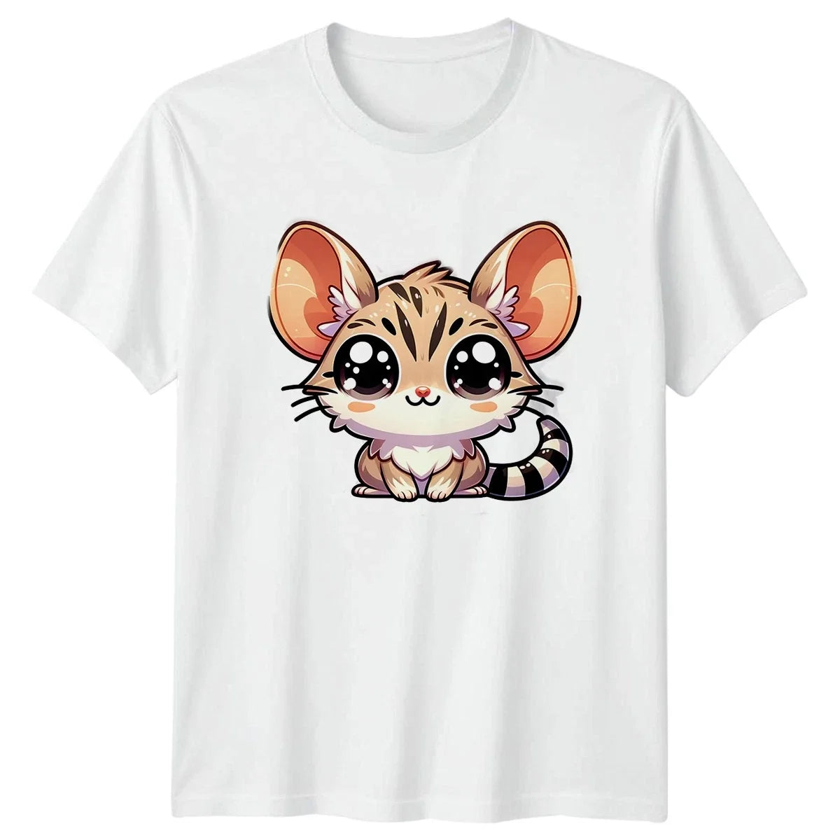 Cute Jerboa Desert Rodent Animal Mens T Shirt Womens Tee Graphic Unisex Top Unisex , , , Long Sleeve Tee