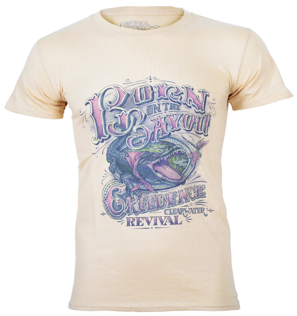 Official CCR T Shirt Creedence Clearwater Revival Born On The Bayou New S To XXL Unisex , , , Long Sleeve Tee