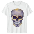 Watercolor Skull Gothic Aesthetic Unisex , , , Long Sleeve Tee