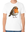 Robin Bird Cute British Songbird Graphic Unisex Tee Unisex , , , Long Sleeve Tee