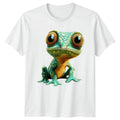 Cute Gecko Reptile Animals Mens Womens Unisex Cartoon Creature Apparel Unisex , , , Long Sleeve Tee