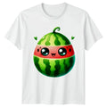 Cute Kawaii Watermelon Fruit Kawaii Watermelon Birthday Gift Unisex , , , Long Sleeve Tee