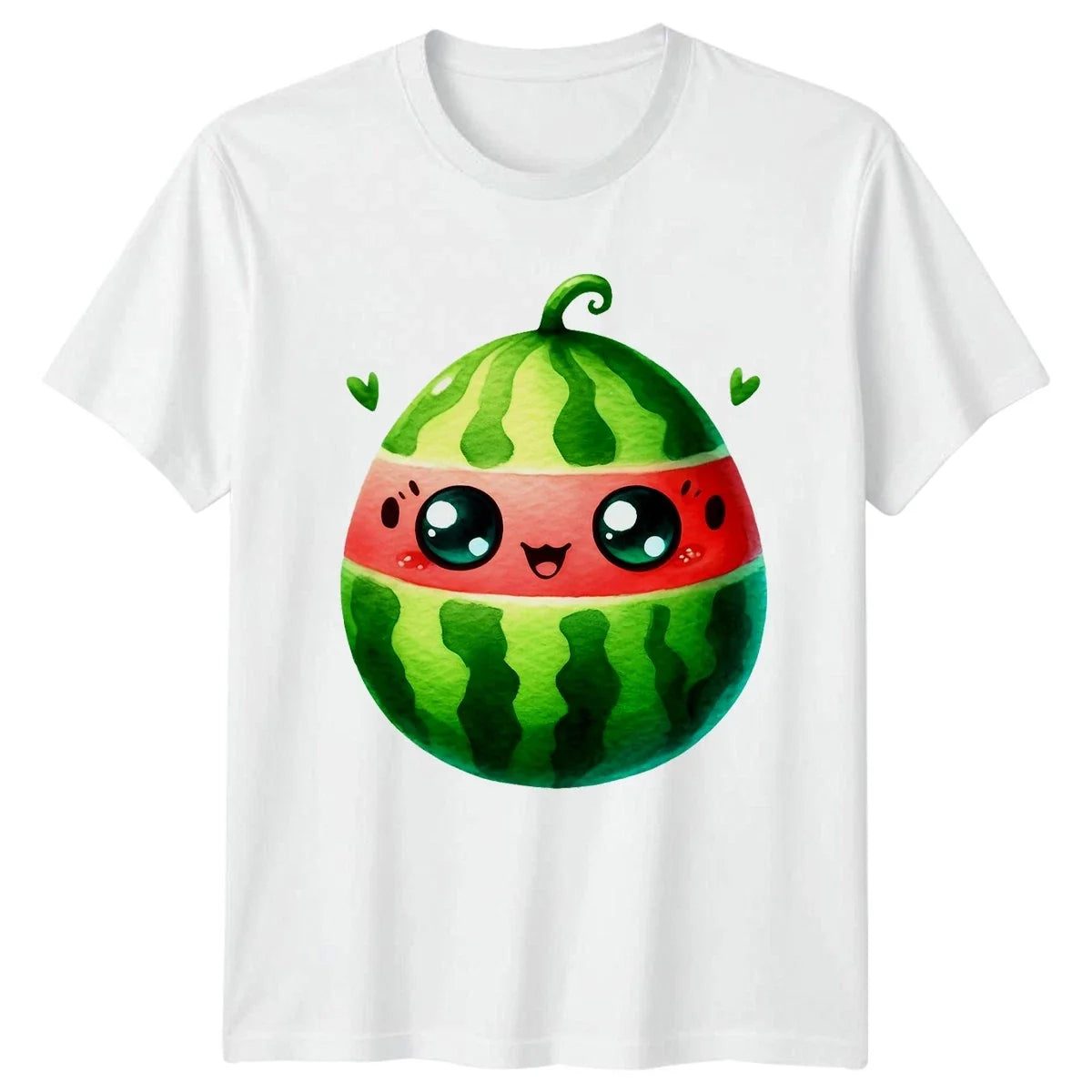 Cute Kawaii Watermelon Fruit Kawaii Watermelon Birthday Gift Unisex , , , Long Sleeve Tee