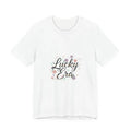 Lucky Era script tee | , lucky era shirt, glitter pastel aesthetic Unisex , , , Long Sleeve Tee