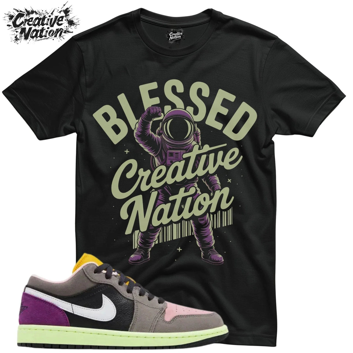 Shirt To Match 1 Low Tokyo Bio Hack Unisex Tee Sneaker Shirt Blessed Shirt Unisex , , , Long Sleeve Tee