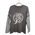 Gas Monkey Long Sleeve Shirt Gray Thermal T Shirt Mens Size L Grunge Punk Unisex , , , Long Sleeve Tee