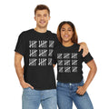 Minimalist 30 Hash Marks , Gender Neutral Graphic Tee, Unisex Cotton Unisex , , , Long Sleeve Tee