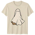Cute Ghost Halloween Spooky Character Gift For Him And Her Unisex , , , Long Sleeve Tee