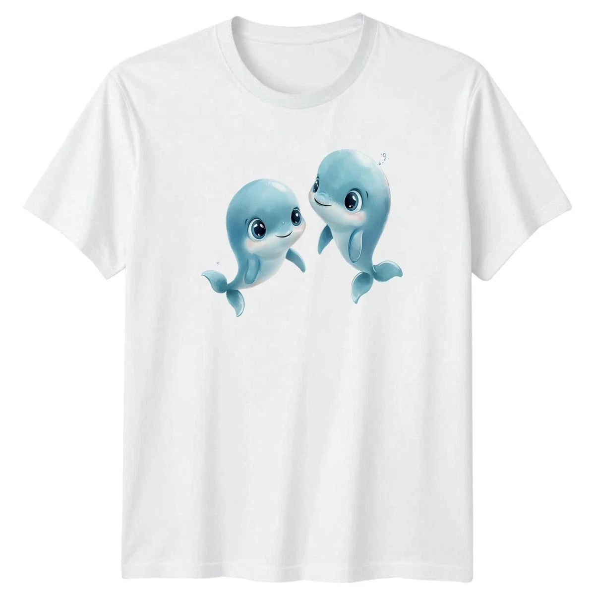 Cute Baby Dolphin Animal Print 2026 Birthday Gift For Him And Her Unisex , , , Long Sleeve Tee