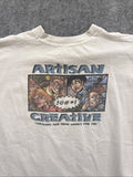 Vintage 90s RARE Artisan Creative Cartoon Tech Art Shirt Size XL Unisex , , , Long Sleeve Tee