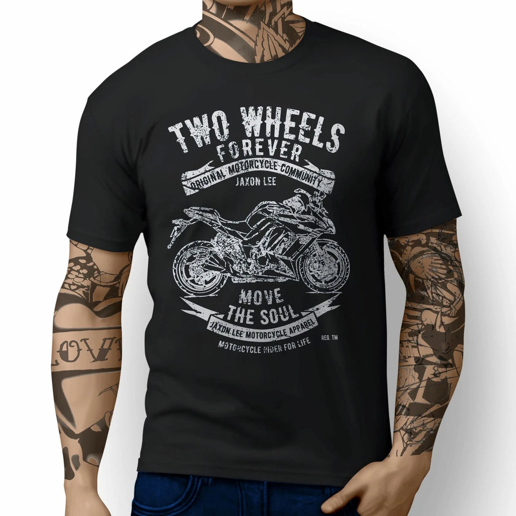 JL* Soul Illustration For A Kawasaki Z1000SX 2016 Motorbike Fan T-shirt