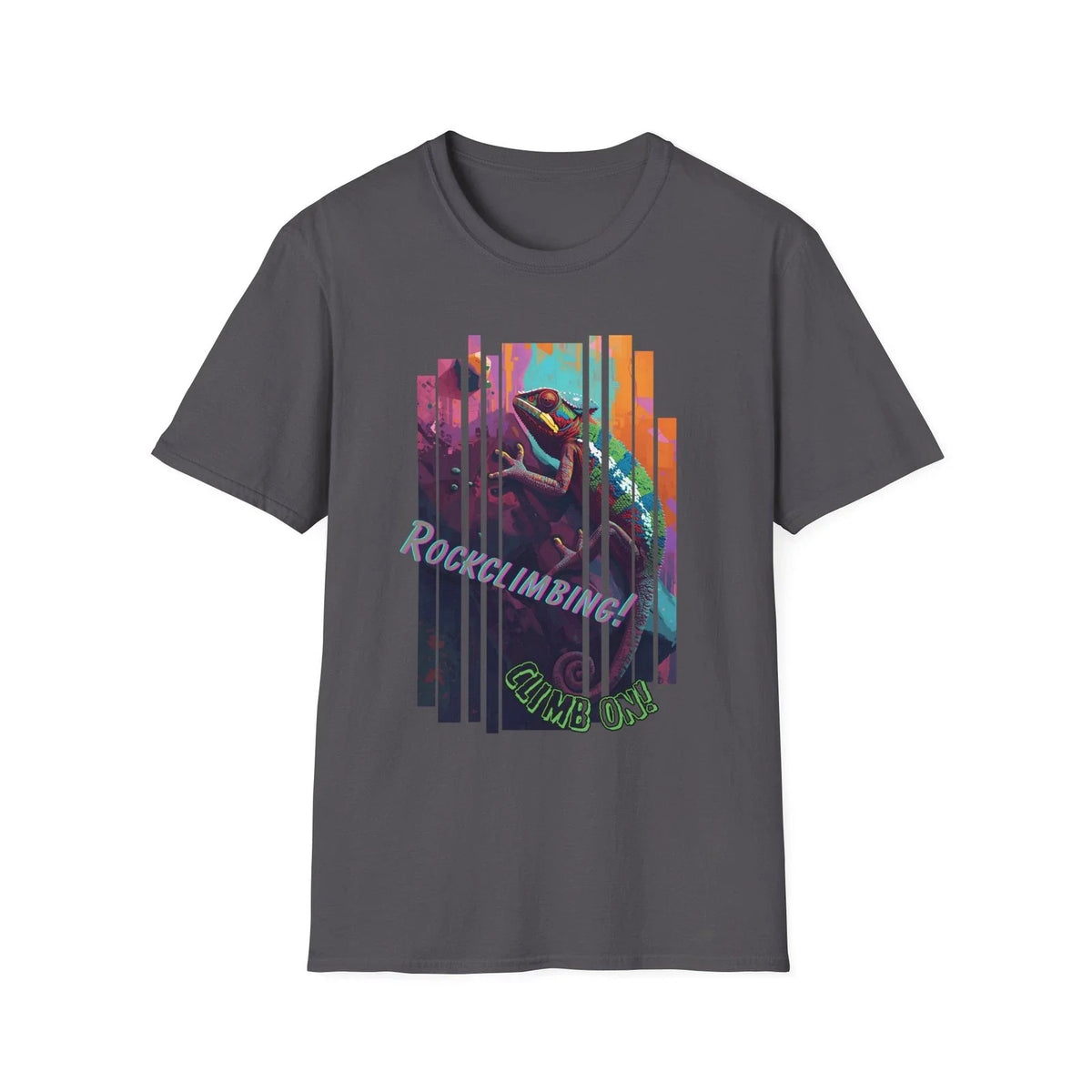 Rockclimbing Lizard Unisex , Climbing Lizard Tee, Rock Climber Gift, Unisex , , , Long Sleeve Tee