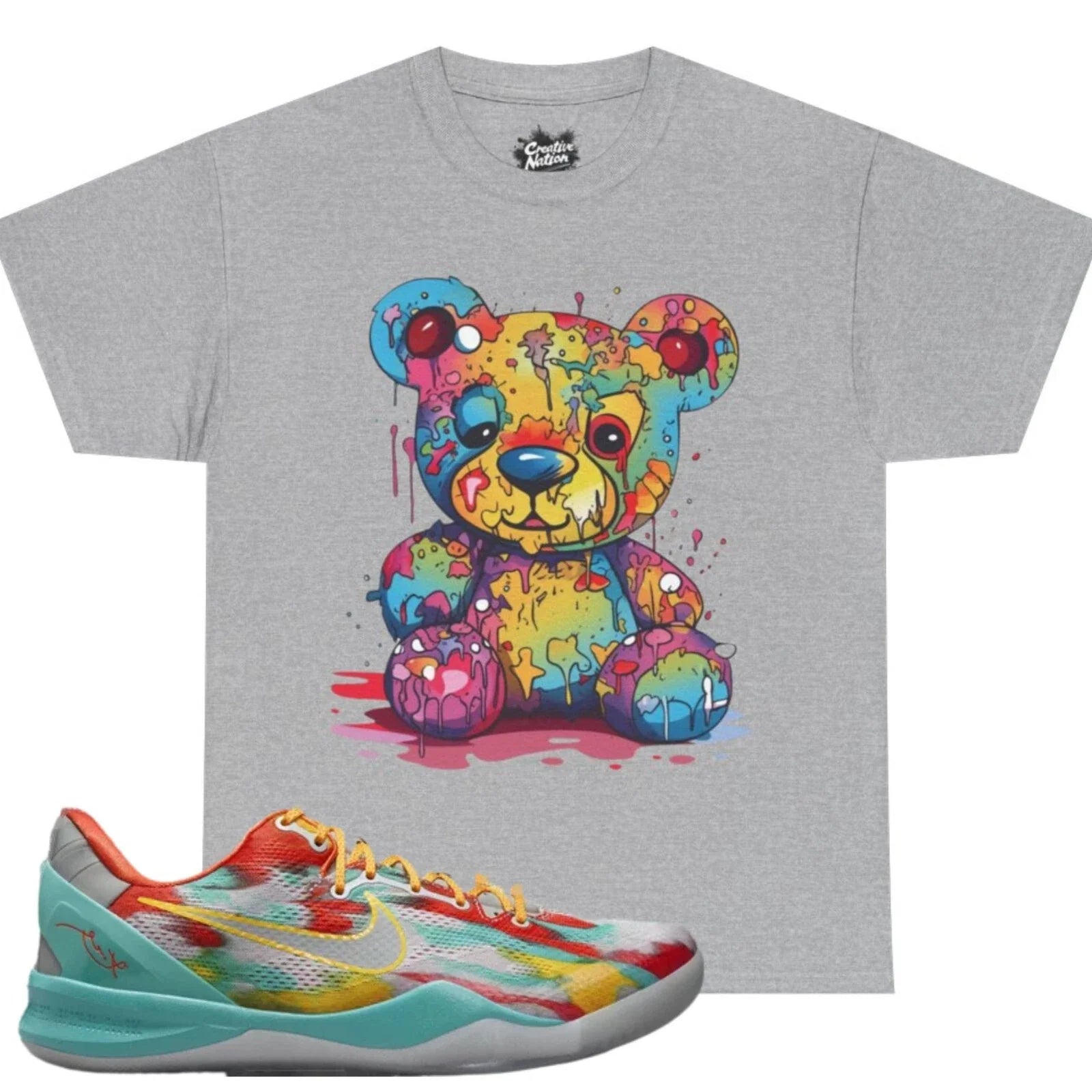 Shirt To Match 8 Unisex Tee Sneaker Shirt Gift Psychedelic Shirt Unisex , , , Long Sleeve Tee
