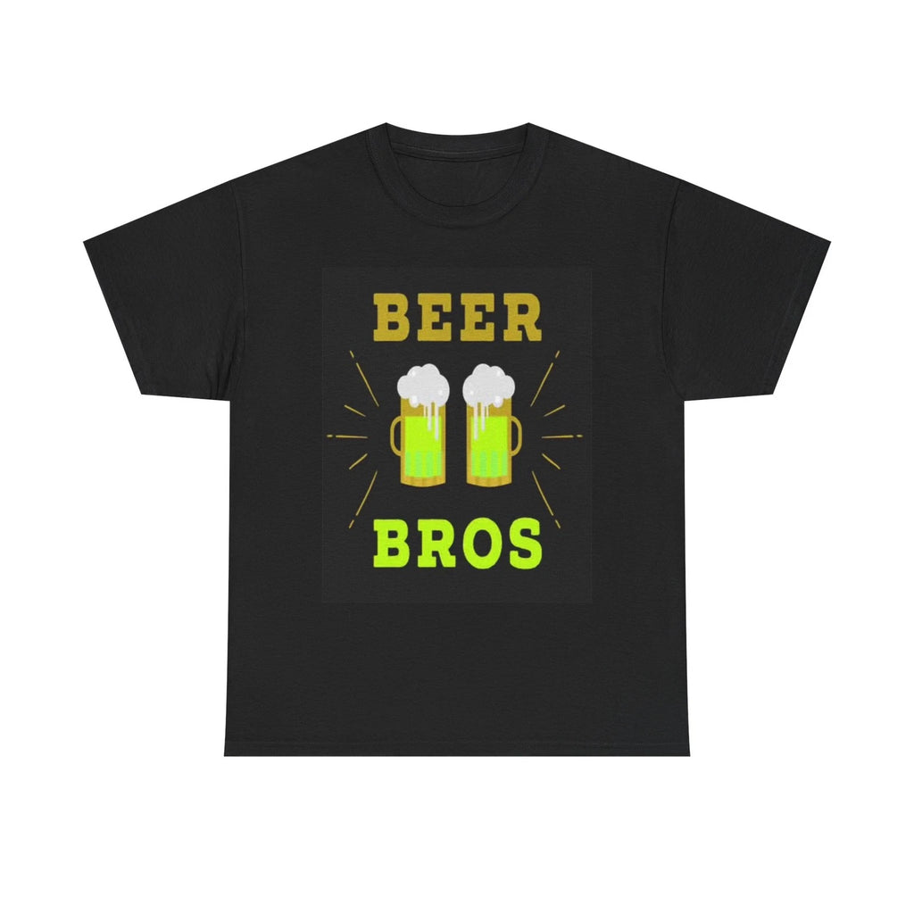 Beer Bros Graphic T Shirt Funny Gift Jokes Hilarious Unisex Heavy Cotton Tee