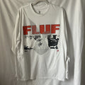 fluf 90s indie rock cool graphic vintage band tshirt White Long sleeve XL grunge Unisex , , , Long Sleeve Tee