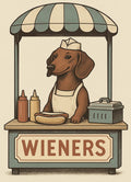 Wieners! Hot Dog Stand Unisex Heavy Cotton Tee Funny Dog Shirt Dachshund Cookout Unisex , , , Long Sleeve Tee