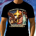 America 250th Birthday USA Independence Day Shirt 1776 2026 Patriotic Unisex , , , Long Sleeve Tee