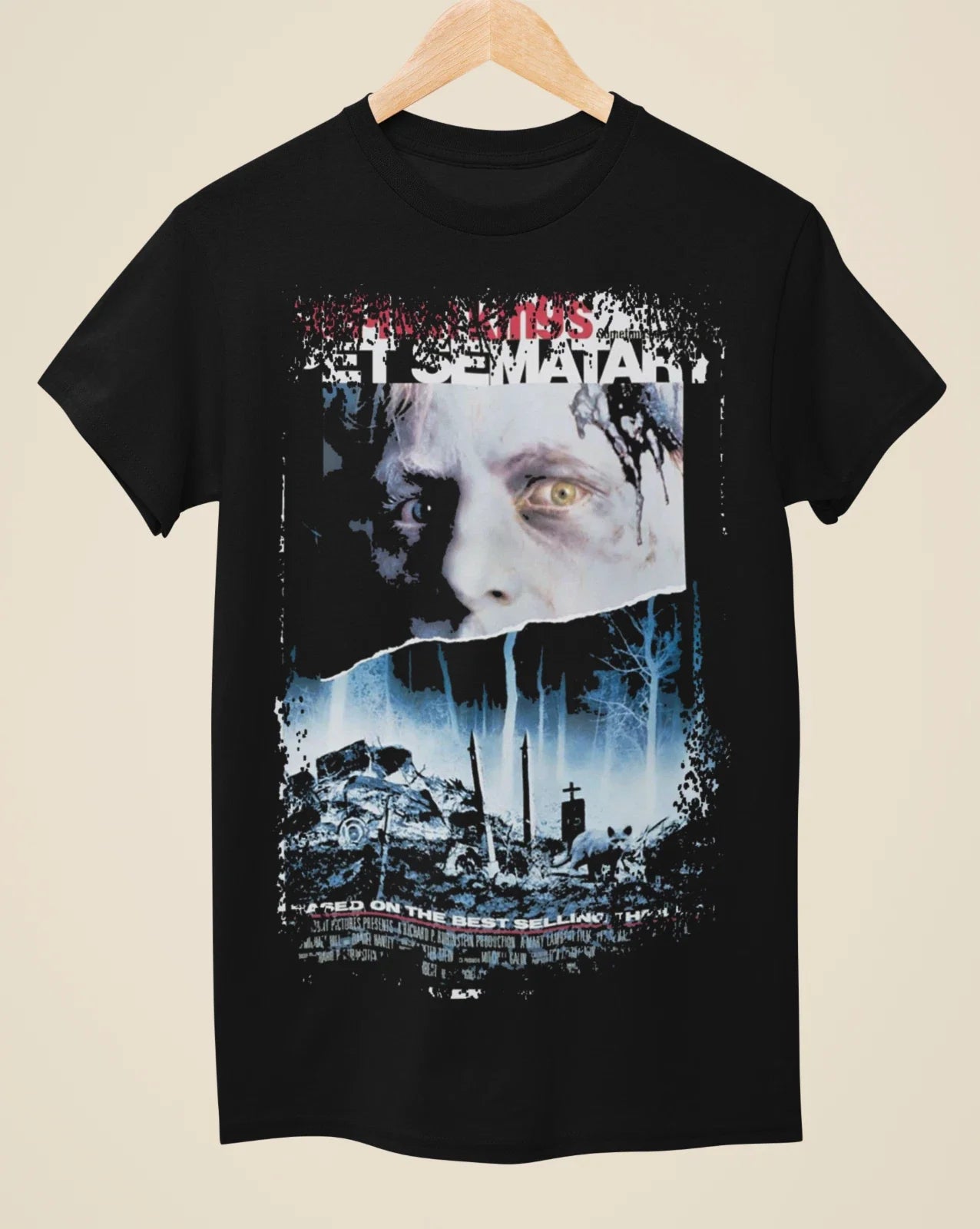 Pet Sematary - Movie Poster Inspired Unisex Black Unisex , , , Long Sleeve Tee