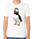 Puffin Cute Seabird Wildlife Illustration Animal Art Unisex Tee Unisex , , , Long Sleeve Tee