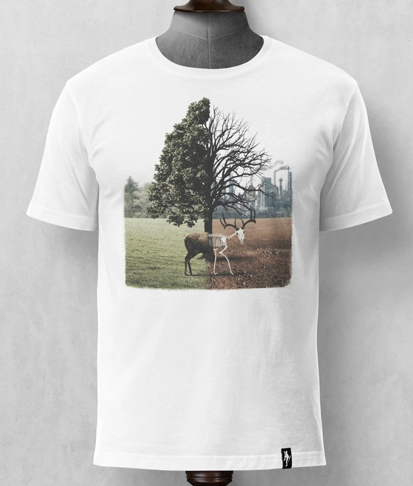 Dirty Velvet Clothing - Organic 'Tomorrows World' T-shirt (XXL & 3XL)