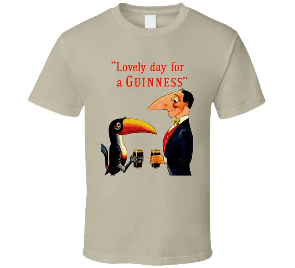 Retro Vintage Beer Art Guinness T Shirt