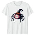Cute Pink Fuzzy Spider Womens Halloween Halloween Gift For Her Unisex , , , Long Sleeve Tee