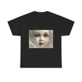 Creepy Doll Art Tee, Unisex Heavy Cotton Shirt, Vintage Aesthetic, Gothic Weird Unisex , , , Long Sleeve Tee