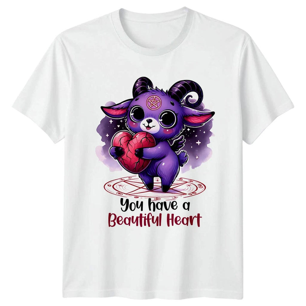 You Have A Beautiful Heart T-Shirt Kawaii Goth Gift For Him And Her