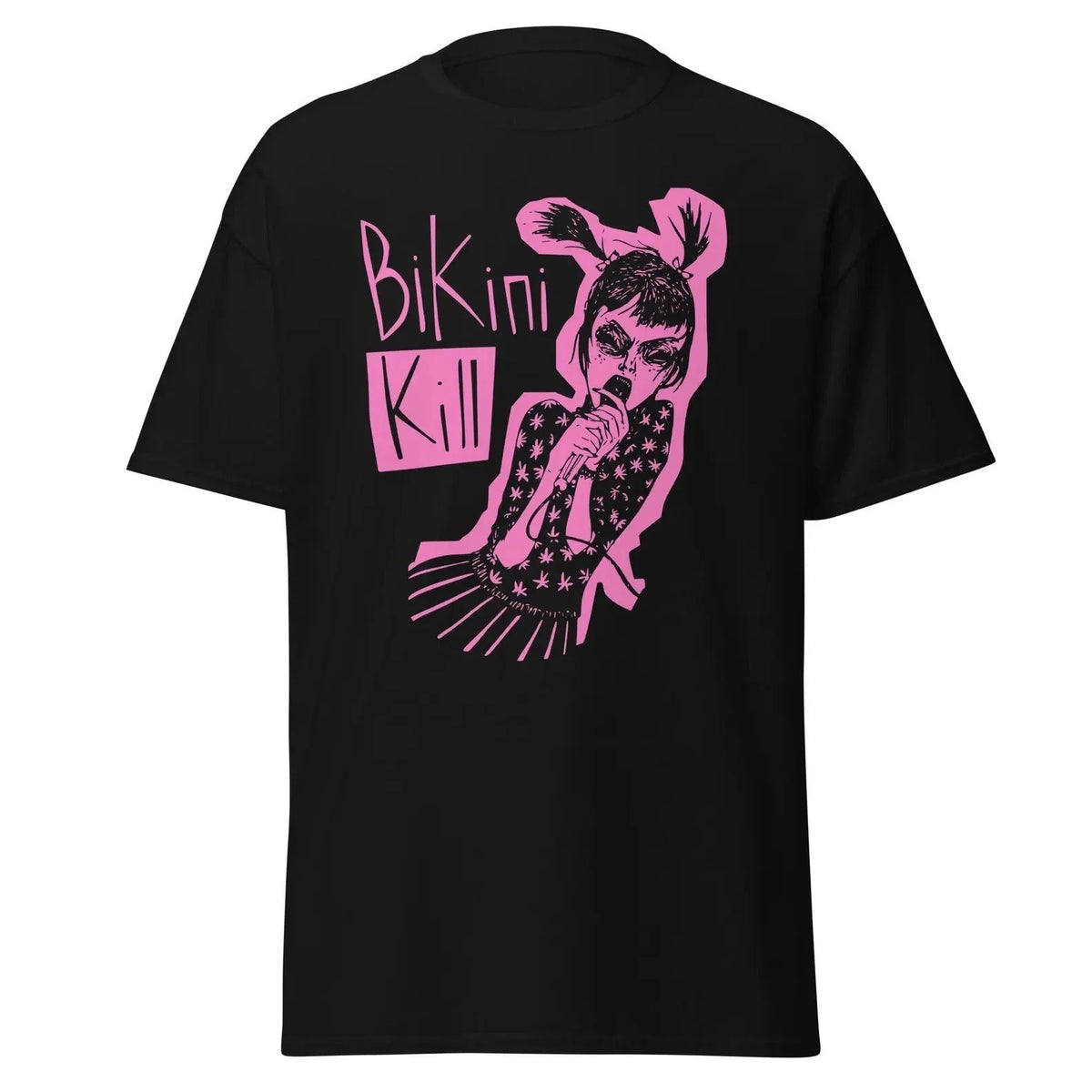 Bikini Kill Graphic Black Riot Grrrl Punk Band Tee - S655 Unisex , , , Long Sleeve Tee