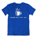 Programmer Nees Coffee T-Shirt Novelty Science Tee Cute Event Shirt