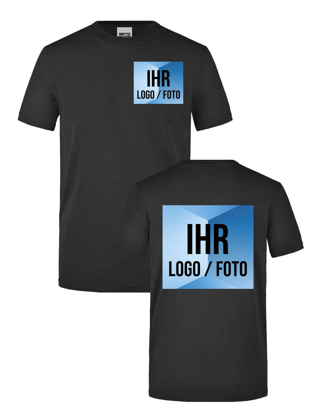 Mens Workwear T-Shirt With Photo Personalised Gift Men Workwear