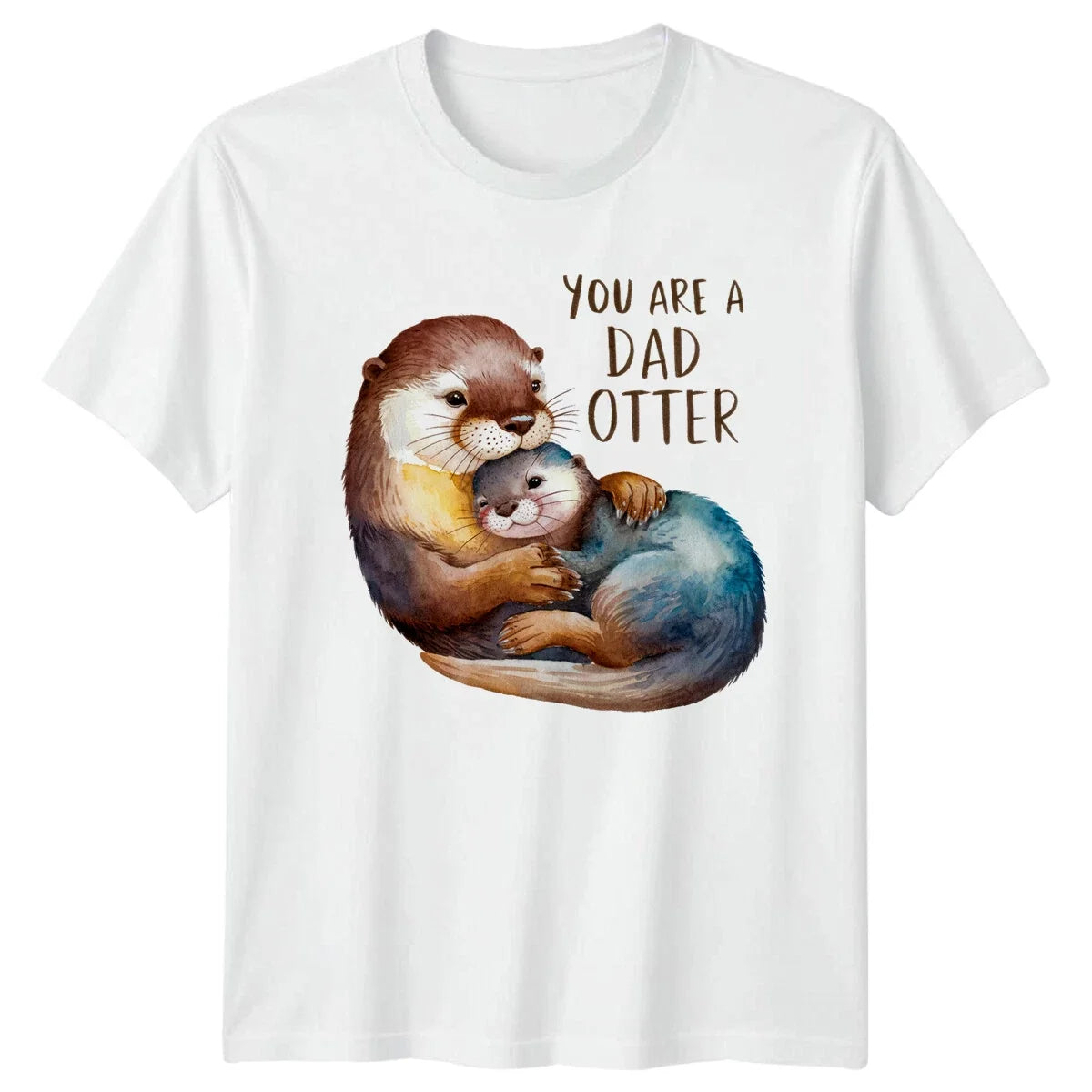 Dad Otter You Are A Dad Otter Cute Fathers Day Gift Unisex , , , Long Sleeve Tee