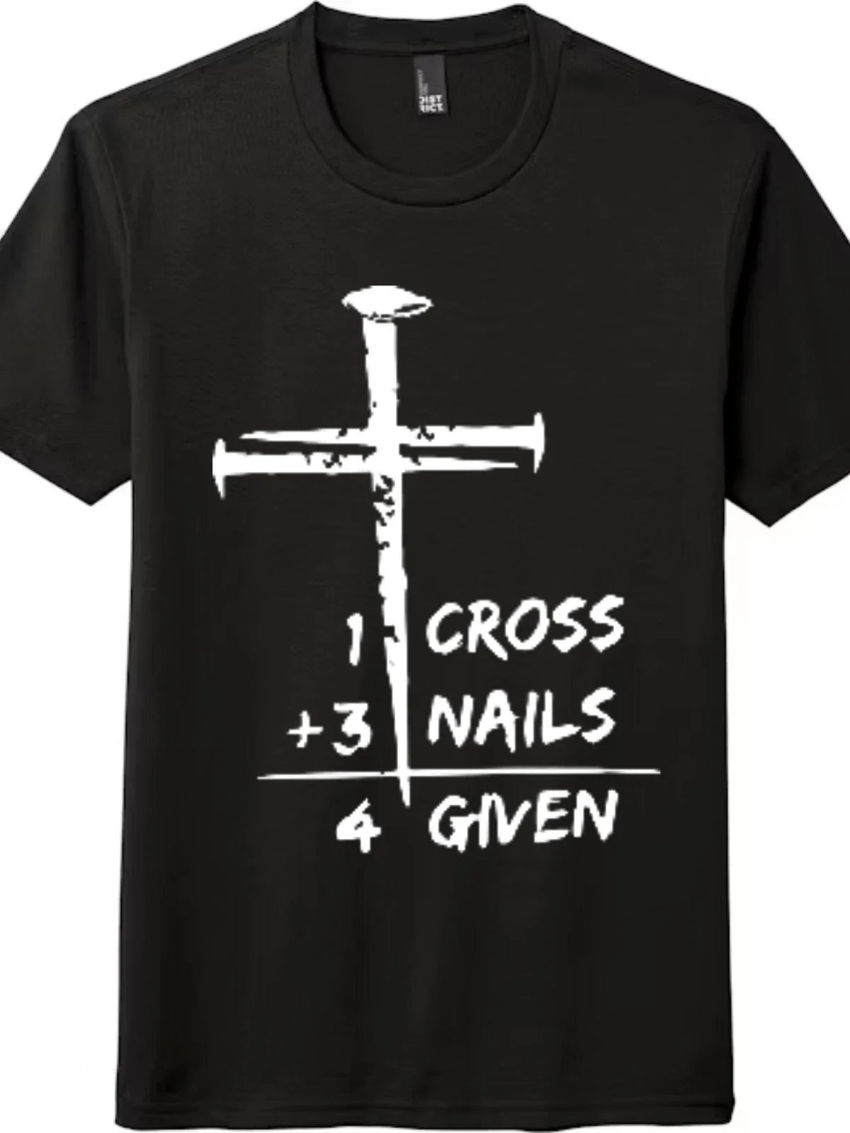 One Nail Cross Tee | 1 Cross 3 Nails 4 Given | Unisex Christian Unisex , , , Long Sleeve Tee