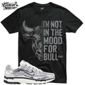 Shirt To Match P-6000 Metallic Silver Unisex Tee Sneaker Shirt Gym Shirt Unisex , , , Long Sleeve Tee