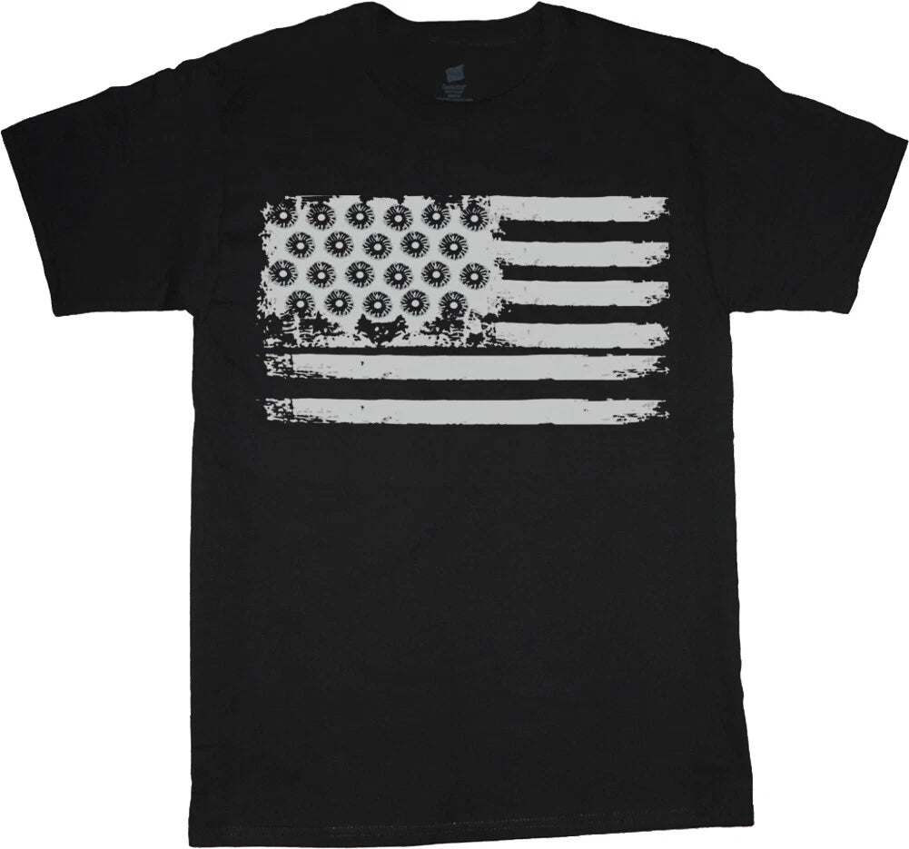 Mens Big and Tall T-shirts Graphic Tee American Flag Mens Clothing Apparel