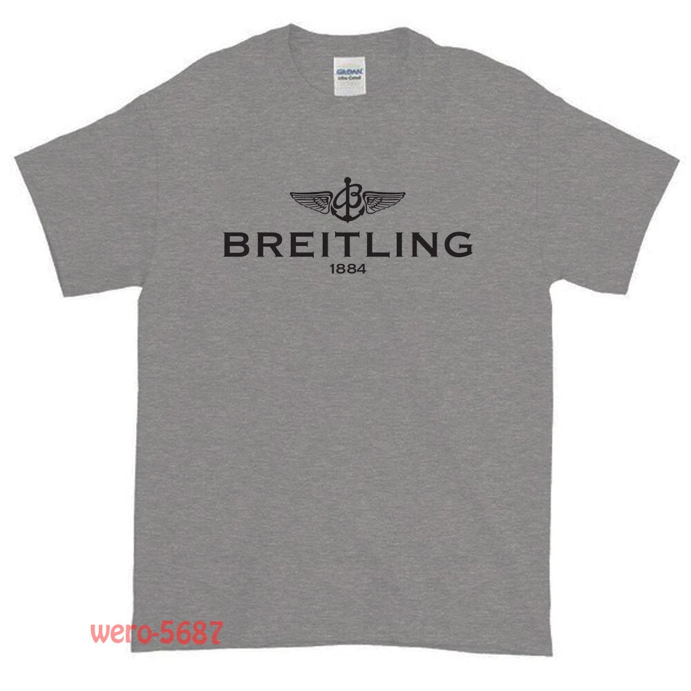 New Breitling 1884 Logo Unisex T shirt Funny Size S to XXL
